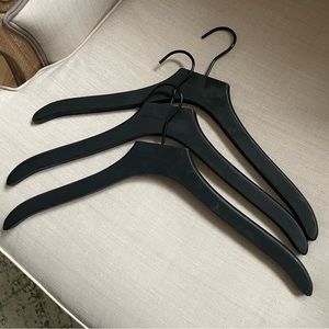 🖤 ALEXANDER WANG X H&M Set Of 3 Black cloth  garment HANGERS